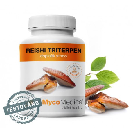 Reishi triterpen - 90 rostlinný kapslí