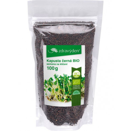 Kapusta černá BIO – semena na klíčení 100g - CZ-BIO-003