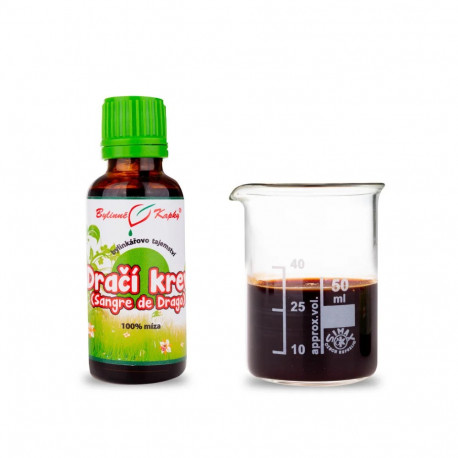 Dračí krev 100% míza 30 ml (Sangre de Drago) - Bylinné kapky - Bylinkářovo tajemství