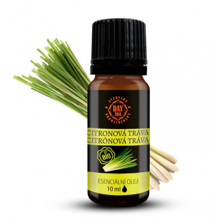 BIO 100% Esenciální olej Citronová tráva, 10 ml, Day Spa
