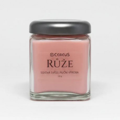 RŮŽE - sójová svíce