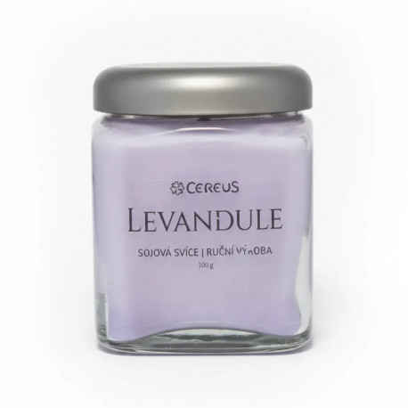 LEVANDULE - sójová svíce